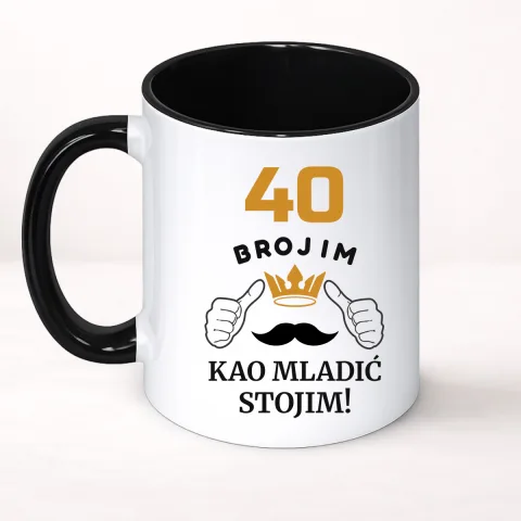 XX brojim kao mladić stojim - Šolja Classic – proizvod sa printom
