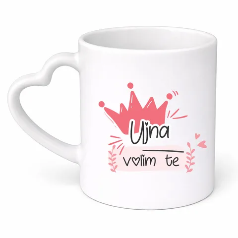 Ујна волим те - Шоља срце