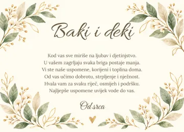 Baki i deki · Foto kamen na proizvodu