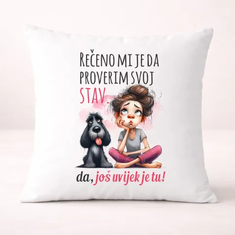 Rečeno mi je da promenim svoj stav - Jastuk