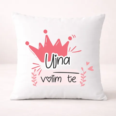 Ujna volim te - Jastuk – proizvod sa printom