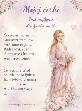 Mojoj ćerki · Najljepši dio života na proizvodu