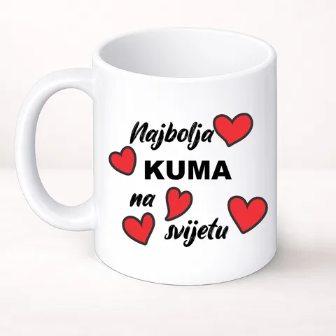 Najbolja kuma na svijetu 2 - Šolja Classic – proizvod sa printom