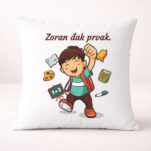 Đak prvak #6 - Jastuk – izdelek sa printom