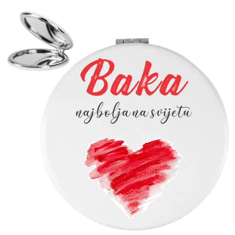 Baka najbolja na svijetu - Ogledalce – proizvod sa printom