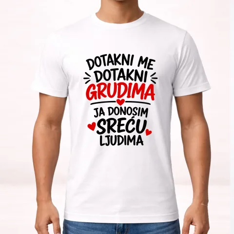 Dotakni me dotakni grudima 1 - Majica – proizvod sa printom