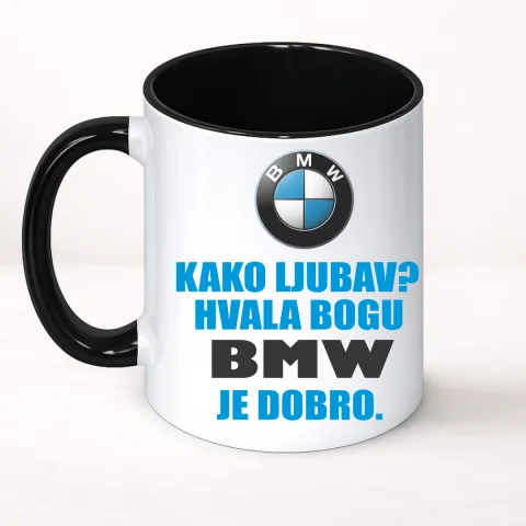 Kako ljubav? Hvala bogu BMW je dobro - Šolja Classic