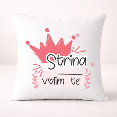 Strina volim te - Jastuk – proizvod sa printom