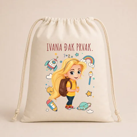 Ђак првак #1 - Памучна врећа