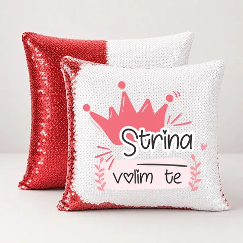 Strina volim te - Jastuk magični – proizvod sa printom