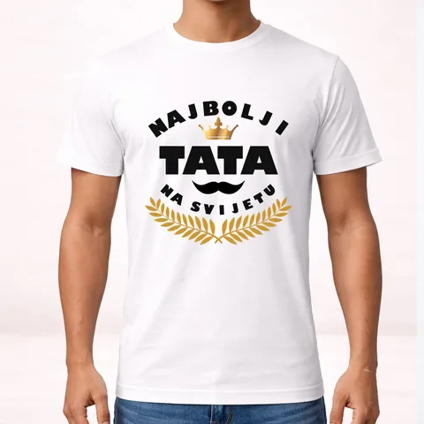 Najbolji tata na svijetu - Majica – proizvod sa printom