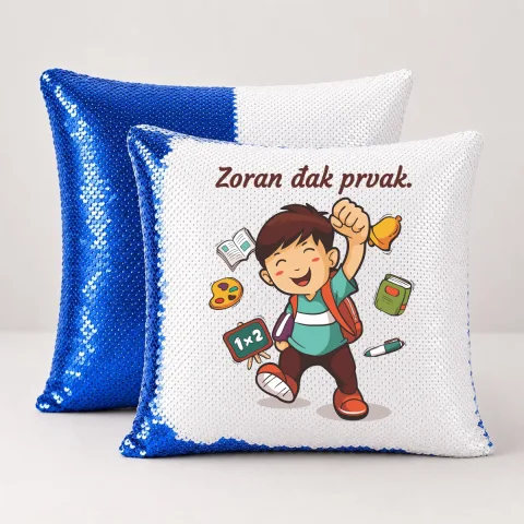 Đak prvak #6 - Jastuk magični – izdelek sa printom