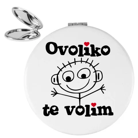 Оволико те волим - Он - Огледалце – артикл са принтом