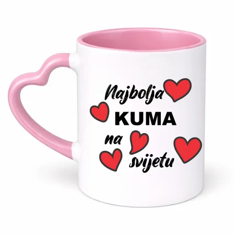 Najbolja kuma na svijetu 2 - Šolja Srce – proizvod sa printom