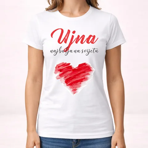 Ujna najbolja na svijetu - Majica - Ženska – proizvod sa printom
