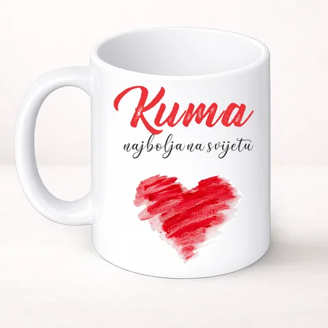 Kuma najbolja na svijetu - Šolja Classic – proizvod sa printom