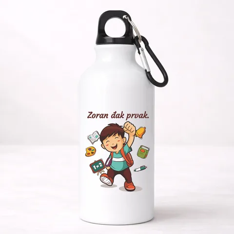 Đak prvak #6 - Aluminijumska boca – izdelek sa printom